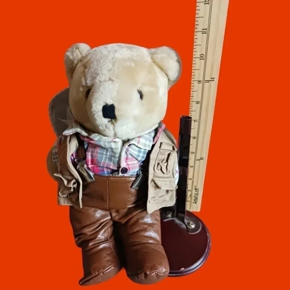 Tender heart treasures bear fishing plush  